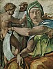 Michelangelo 1509 Voute de la Chapelle Sixtine La Sibylle de Delphes.JPG